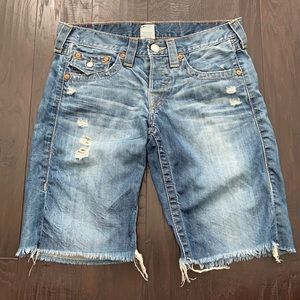 True Religion Jean Shorts size 27